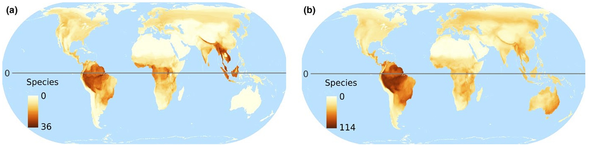 Species richness of cavity-nesting birds