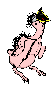 Drawing of an altricial hatchling